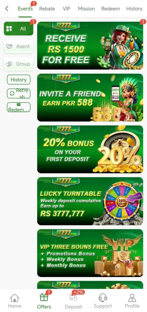 JZ777 Game best earning apk